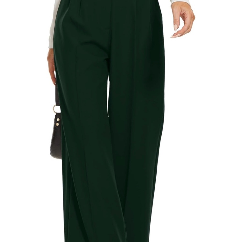 Elegant Green Women's Pants